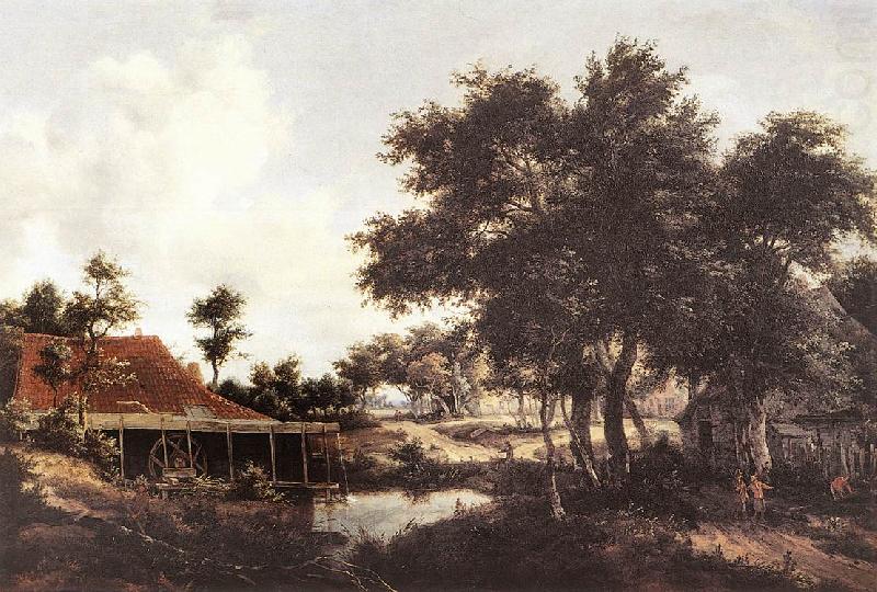 HOBBEMA, Meyndert The Water Mill sgr4 china oil painting image